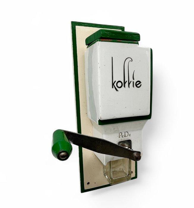 PeDe - Koffiemolen - Hout, Metaal, Aardewerk - Wand, Antiek en Kunst, Antiek | Keukengerei