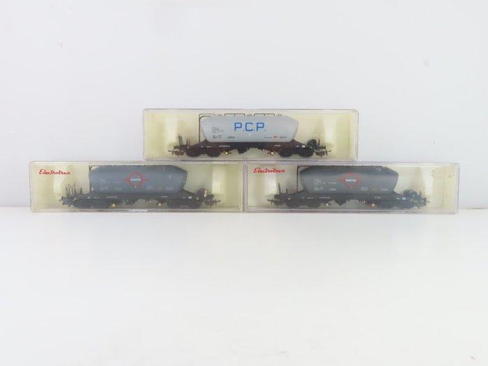 Electrotren H0 - 5400/5401 - Modeltrein goederenwagon (3) -, Hobby en Vrije tijd, Modeltreinen | H0