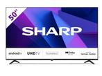 Veiling - Sharp Aquos 50FN4EA 50inch 4K Ultra HD TV, Audio, Tv en Foto, Gebruikt