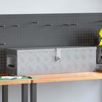vidaXL Aluminium kist 80,5x22x22 cm zilverkleurig, Doe-het-zelf en Bouw, Gereedschapskisten, Verzenden, Nieuw