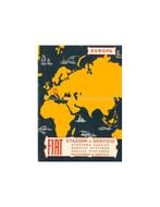 1966 FIAT SERVICE STATIONS EUROPA HANDBOEK, Ophalen of Verzenden