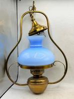 Plafondlamp - Messing, Kristal - Quinqué-stijl, Antiek en Kunst