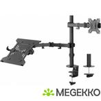 ACT Monitorarm max 32  met laptophouder, 1 scherm, Computers en Software, Verzenden, Nieuw