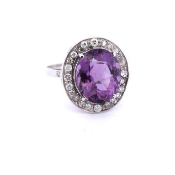 Anneau de bras - 18 carats Or blanc - 6.50ct. tw. Améthyste