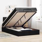 vidaXL Bed met matras 120x200 cm stof zwart, Huis en Inrichting, Slaapkamer | Bedden, Verzenden, Nieuw