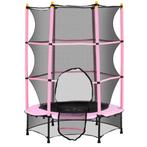 TRUUSK Kindertrampoline Ø140 cm - Met Veiligheidsnet en Rand, Verzenden, Nieuw