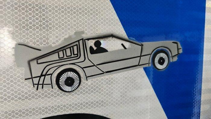 Jinks Kunst - BACK TO THE FUTURE DOLOREAN, Antiek en Kunst, Kunst | Designobjecten