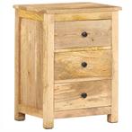 vidaXL Nachtkastje 45x35x60 cm massief mangohout, Huis en Inrichting, Slaapkamer | Nachtkastjes, Verzenden, Nieuw