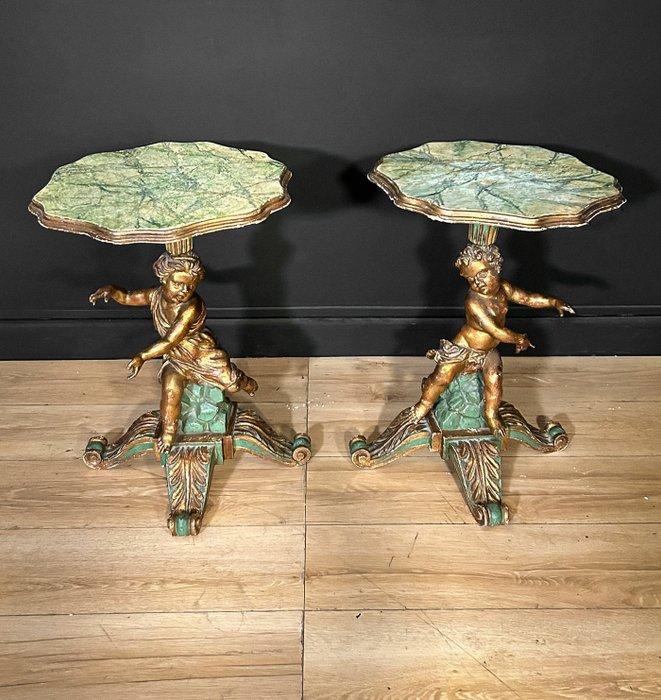 Bijzettafel - Hout, Antiek en Kunst, Curiosa en Brocante