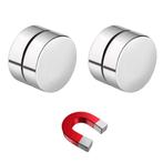 Fako Bijoux® - Oorbellen - Magneet - Magnetisch - RVS - 10mm, Handtassen en Accessoires, Verzenden, Nieuw