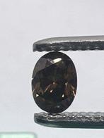 1 pcs Diamant - 0.63 ct - Ovaal - Natural Fancy Deep
