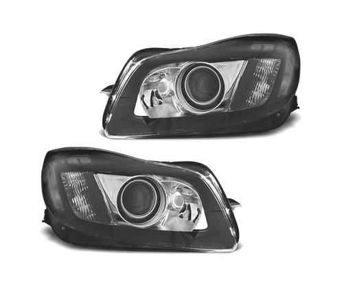 PHARES POUR OPEL INSIGNIA 08-13 LED FOND NOIR, Auto-onderdelen, Verlichting, Verzenden