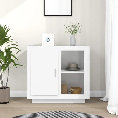 vidaXL Dressoir 80x40x75 cm wit, Huis en Inrichting, Kasten | Dressoirs, Nieuw, Verzenden