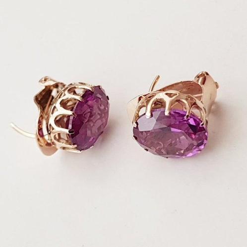 Boucles doreilles - 14 carats Or jaune, Handtassen en Accessoires, Oorbellen