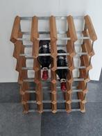 Porte-bouteilles - râtelier à vin pour 24 bouteilles - bois