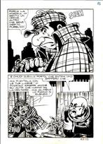 Magnus - 1 Original page - Alan Ford #62 - I tre Rock -, Boeken, Stripverhalen, Nieuw