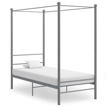Grijs Hemelbedframe 90x200 | Retour Deal | Slaapkamer Mak... beschikbaar voor biedingen