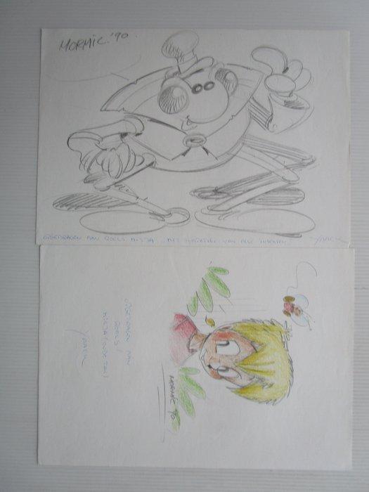 Erik of het klein insektenboek - 4 x opdrachttekening door, Boeken, Stripverhalen