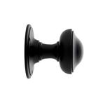 Deurknop 80mm - Rond draaibaar zwart, Ophalen of Verzenden, Nieuw, Overige materialen, Overige typen
