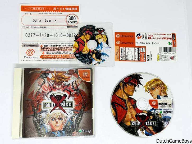Sega Dreamcast - Guilty Gear X + Spine - Japan, Games en Spelcomputers, Games | Sega, Gebruikt, Verzenden
