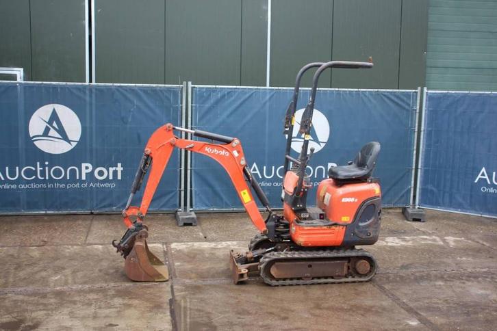 Veiling: Minigraver Kubota K008-3 Diesel 2015, Zakelijke goederen, Machines en Bouw | Kranen en Graafmachines, Ophalen
