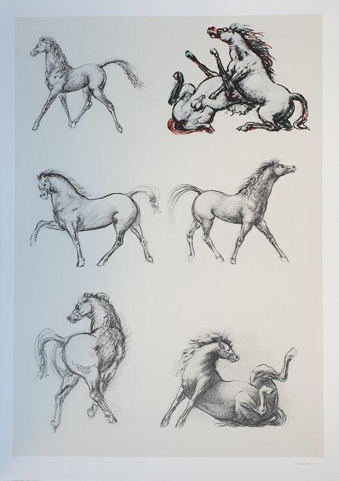 Francesco Messina (1900-1995) - Composizione cavalli, Antiek en Kunst, Antiek | Overige Antiek