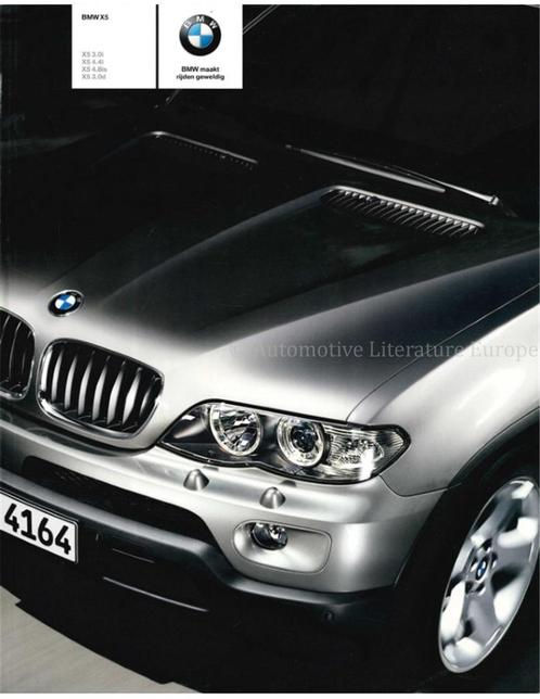 2005 BMW X5 BROCHURE NEDERLANDS, Boeken, Auto's | Folders en Tijdschriften, Ophalen of Verzenden