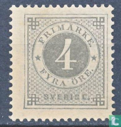 Zweden - Cirkel met cijfer - 1879, Timbres & Monnaies, Timbres | Europe | Autre, Envoi