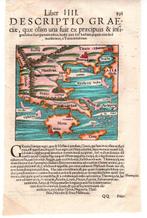 Griekenland - Kaart van Griekenland; Cosmographia, Nieuw
