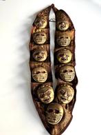 Boeddhistische tantrische vergulde koperen schedels en