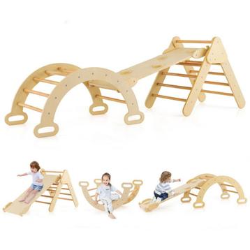 Tweedekans | Coast Klimset voor Kinderen - 3-in-1 - Hout beschikbaar voor biedingen