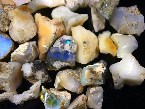 Cts. 330,0 Opales éthiopiennes Rugueux- 66 g, Verzamelen, Mineralen en Fossielen
