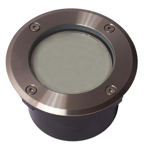 Grondspots Grondspot LED Ø12 incl. GX53 RVS Rond, Tuin en Terras, Buitenverlichting, Verzenden