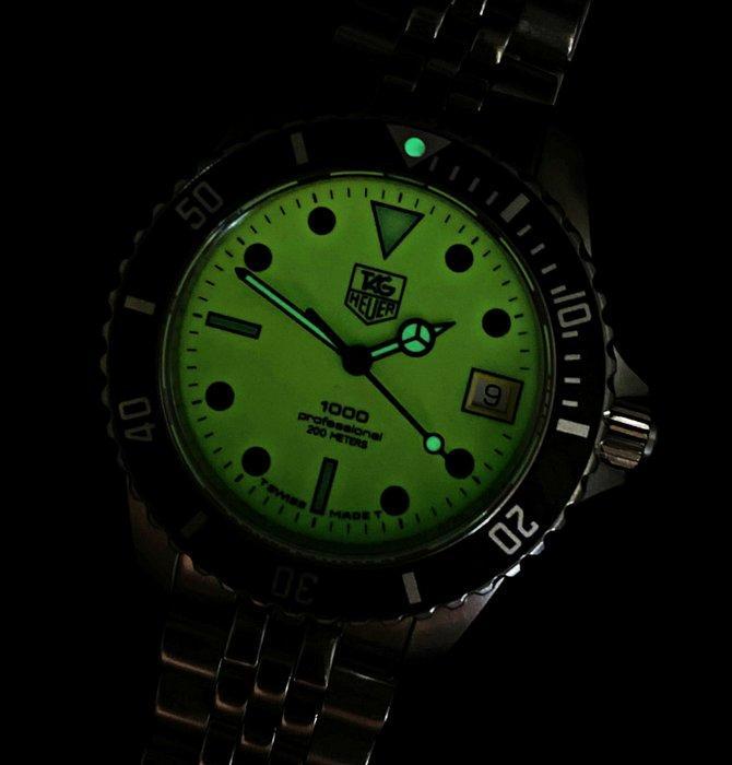 TAG Heuer - 1000 Professional - Zonder Minimumprijs -, Handtassen en Accessoires, Horloges | Antiek