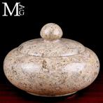 Container met deksel in fossiel marmer – oude en geologische, Collections
