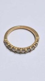 Ring - 18 karaat Geel goud Diamant - Diamant, Handtassen en Accessoires, Antieke sieraden