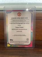 2024/25 Topps Finest UCC Edwin van der Sar Autograph /50 - 1, Nieuw
