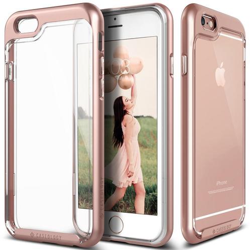 Caseology Skyfall Series iPhone 6S / 6 Plus Rose Gold + 1, Telecommunicatie, Mobiele telefoons | Hoesjes en Screenprotectors | Apple iPhone