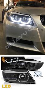 Xenon Look Koplampen met 3D LED Angel Eyes voor BMW 3 Serie, Ophalen of Verzenden