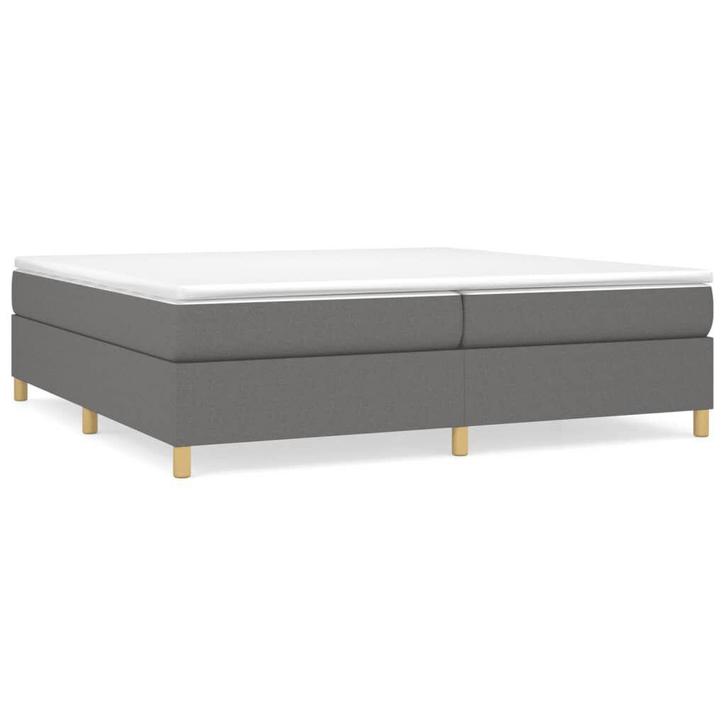 Bedframe stof donkergrijs | Tweede Kansje | Slaapcomfort!, Huis en Inrichting, Slaapkamer | Bedden, 200 cm, Grijs, Nieuw, Verzenden