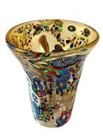 Vase - Murrine Millefiori - Verre de Murano - Ambre avec, Antiek en Kunst