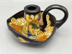 Art Nouveau blaker – meerkleurig plateel – Gouda Regina,, Antiek en Kunst