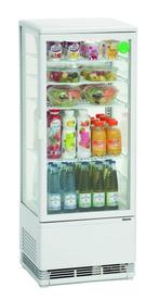 Koelvitrine | 98L | Wit | +2°C/+12°C | 5 Schappen |, Verzenden, Nieuw in verpakking