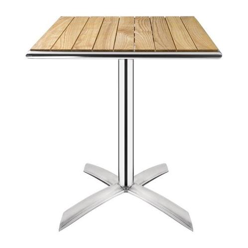Inklapbare Tafel | Hout/Aluminium | Essenhout Blad |, Zakelijke goederen, Horeca | Keukenapparatuur, Nieuw in verpakking, Verzenden