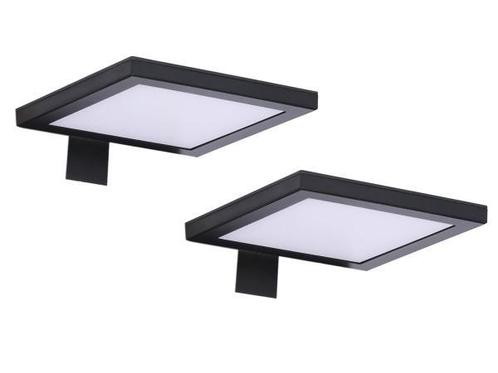 Veiling - 2x Beaux led spiegelverlichting 10x9cm Lunel zwart, Huis en Inrichting, Woonaccessoires | Spiegels, Nieuw