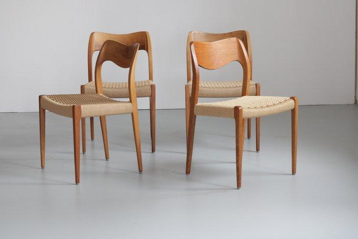J.L. Møllers Møbelfabrik - Niels Otto Møller - Chaise de, Antiek en Kunst, Antiek | Meubels | Stoelen en Sofa's