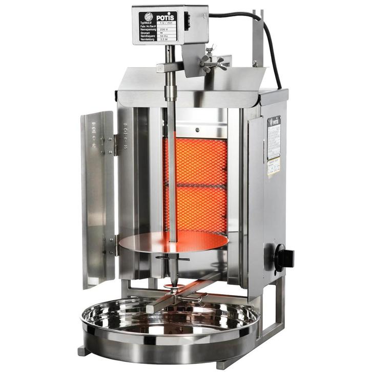 Dönergrill | STANDARD | Gas | 1 Brander | 2.8kW | Max. 7kg, Zakelijke goederen, Horeca | Keukenapparatuur, Nieuw in verpakking