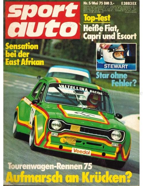 1975 SPORT AUTO MAGAZINE 05 DUITS, Boeken, Auto's | Folders en Tijdschriften