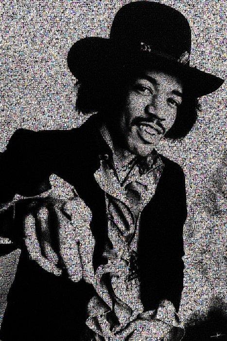David Law - Crypto Jimi Hendrix Experience 1968, Antiek en Kunst, Kunst | Schilderijen | Modern