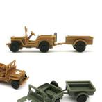 1:72 Willys MB Jeep Bouwkit - Amerikaanse Leger Wagen, Hobby en Vrije tijd, Nieuw, Verzenden